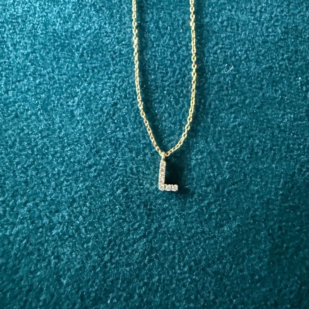 Bony Levy Gold Initial Necklace